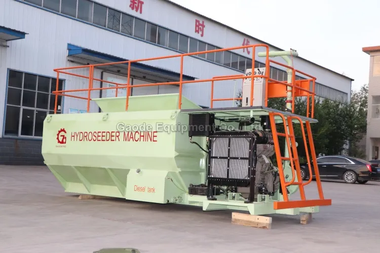 Gaodetec GHS0883 and GHS0683 Diesel Drive Hydroseeding Mulch Machine